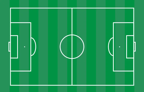 Campo de fútbol — Vector de stock