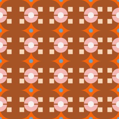 Moda, kumaş, tekstil, duvar kağıdı, kapak, ağ, ambalaj ve Vintage kahverengi arkaplan üzerindeki tüm baskılar için tasarım