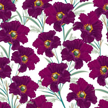 Renkli Pastalı Fırça darbeleri soyut çizgi sanatı, kusursuz desen taşıyıcı illüstrasyonu, moda, kumaş, tekstil, duvar kağıdı, kapak, ağ, ambalaj ve tüm baskılar için tasarım 