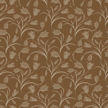 Klasik El çizilmiş çiçek, batik boya tekniksiz desen baskısı, moda, kumaş, tekstil, duvar kağıdı, kapak, ağ, ambalaj ve tüm baskılar için tasarım 