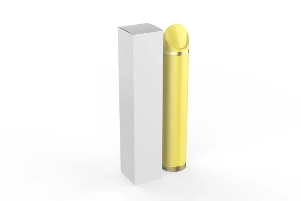 Wegwerp Vape Pen Pop Vape Electronic Sigaret Geïsoleerd Witte Achtergrond — Stockfoto