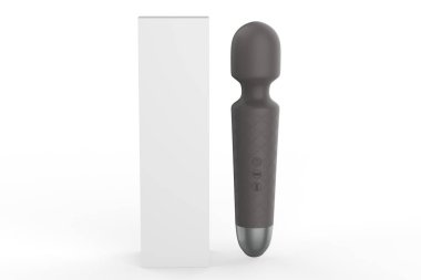 Orijinal Kablosuz 20x Çoklu Hızlı Titreşimler Kompakt Güç Tutucu Asa Masajcısı. 3d illüstrasyon