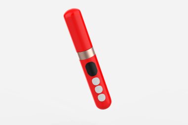 siyah halkalar göz çıkarıcı güzellik aracı güzellik ve bakım ürünleri araçları. 3d illüstrasyon