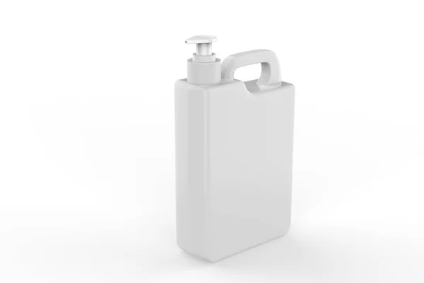 Plast Jerrycan Oil Rengöringsmedel Rengöringsmedel Abstergent Flytande Tvål Mjölk Juice — Stockfoto