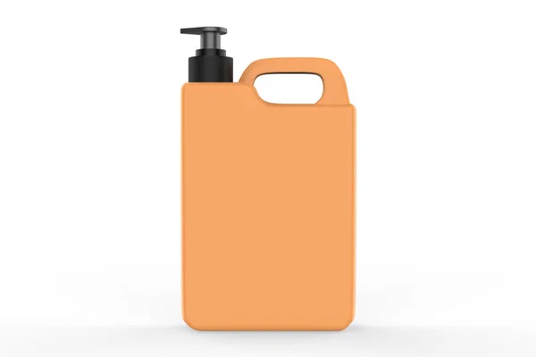 Plastikowe Jerrycan Oil Cleanser Detergent Abstergent Mydło Płynie Mleko Sok — Zdjęcie stockowe