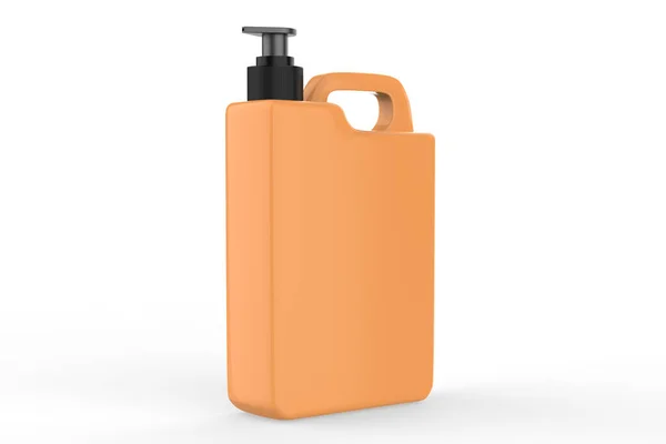 Plast Jerrycan Oil Rengöringsmedel Rengöringsmedel Abstergent Flytande Tvål Mjölk Juice — Stockfoto