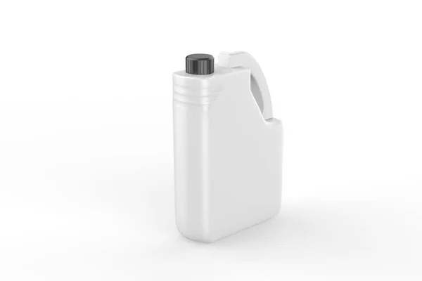 Plastic Jerrycan Oil Cleanser Detergent Abstergent Liquid Soap Milk Juice — Stock Photo, Image