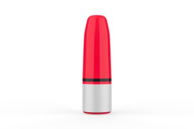 Burun spreyi şişesi modeli beyaz arka planda izole edildi. 3d illüstrasyon