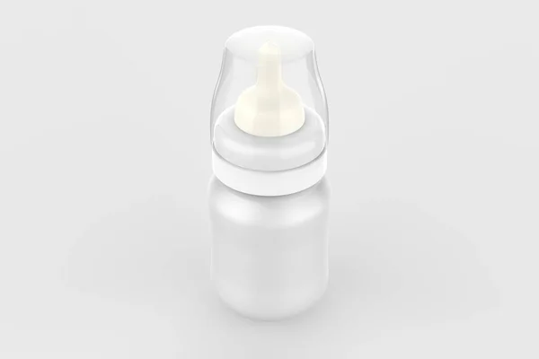 Baby Mjölkmatningsflaska Med Bred Hals Kolik För Lätt Mjölkflöde För — Stockfoto