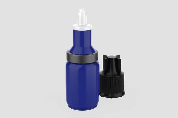 10Ml Dropper Bottle Mockup Isolated White Background Illustration — Stock Photo, Image