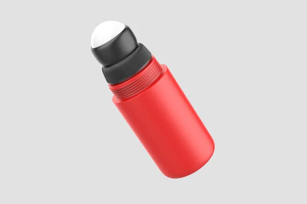 Öppnade Roll Deodorant Mockup Realistisk Antiperspirant Roll Mock Isolerad White — Stockfoto