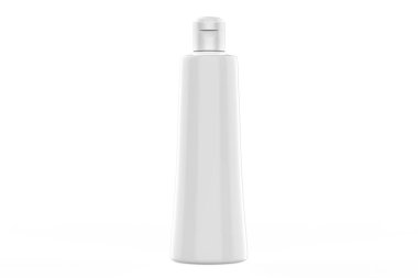 Matte Kozmetik Şişe Mokup beyaz arka planda izole. 3d illüstrasyon