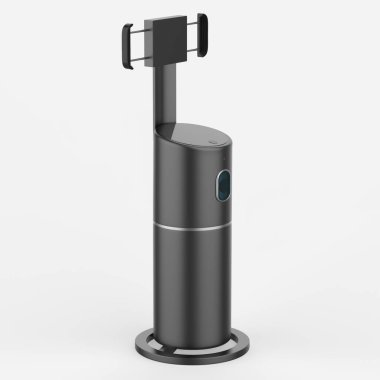 Otomatik-Yüz Algılama Sensörü Yapay-Kompozisyon Kamera Ai Tripod 360 İzleme Kamerası Telefon Tutucusu. 3d illüstrasyon