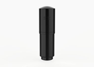 Beyaz arka planda izole edilmiş parlak fosforlu kalem modeli. 3d illüstrasyon 