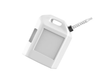 Plastik Jerrycan Yağı, Temizleyici, Deterjan, Abstergent, Sıvı Sabun, Süt, Meyve Suyu. 3d illüstrasyon