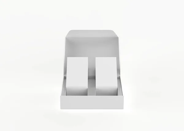 Box Tea Boxes Mockup Isolated White Background Illustration — Φωτογραφία Αρχείου