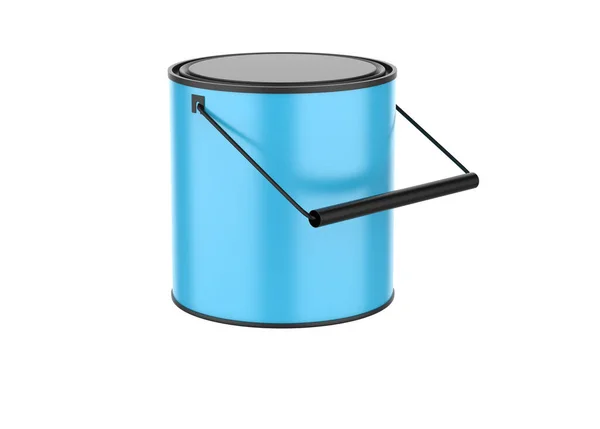 Paint Can Mock Isolated White Background Illustration — 图库照片