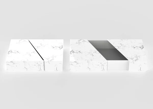 Custom Hard Box Isolated White Background Illustration — Fotografia de Stock