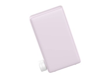 Kozmetik şişe modeli beyaz arka planda izole edildi. 3d illüstrasyon