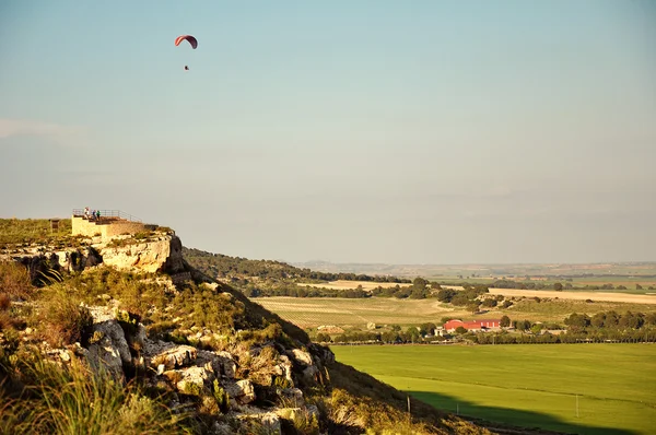 Parapente dans le ciel — Photo