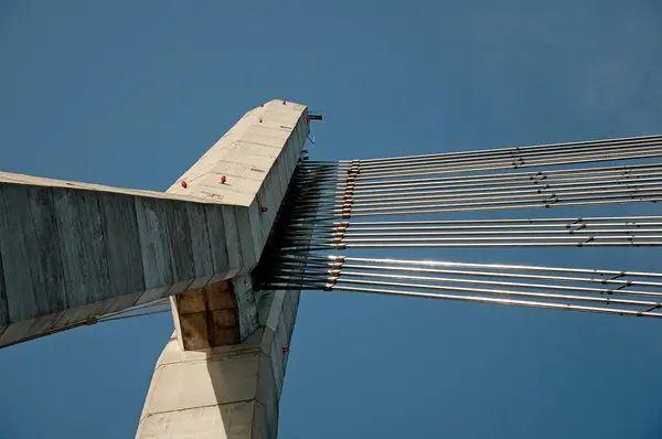 Schrägseilbrücke — Stockfoto