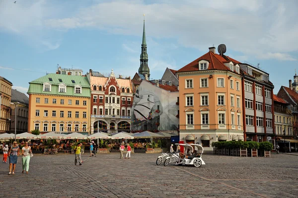 Plac Katedralny w Rydze, Łotwa — Zdjęcie stockowe