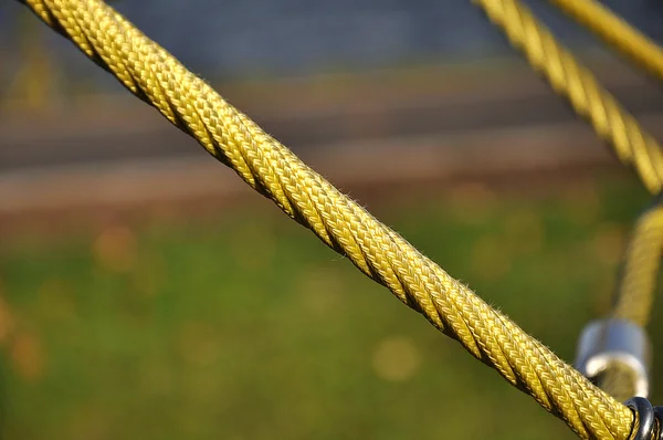 Corda amarela — Fotografia de Stock