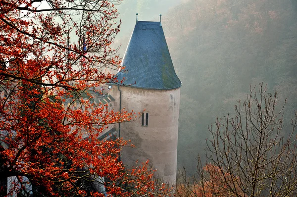 Torre del castello nella Repubblica Ceca — Foto Stock