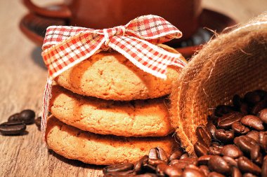 kahve, bisküvi