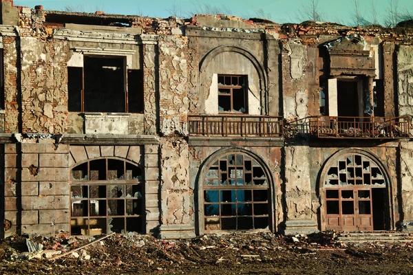 Yıkılan bina — Stok fotoğraf