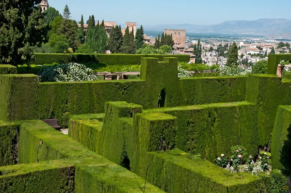 Park Alhambra, Granada, Espanha — Fotografia de Stock