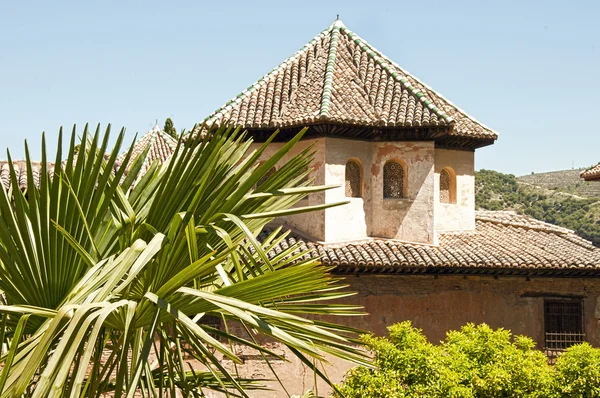 Old roof park Alhambra, Espanha — Fotografia de Stock