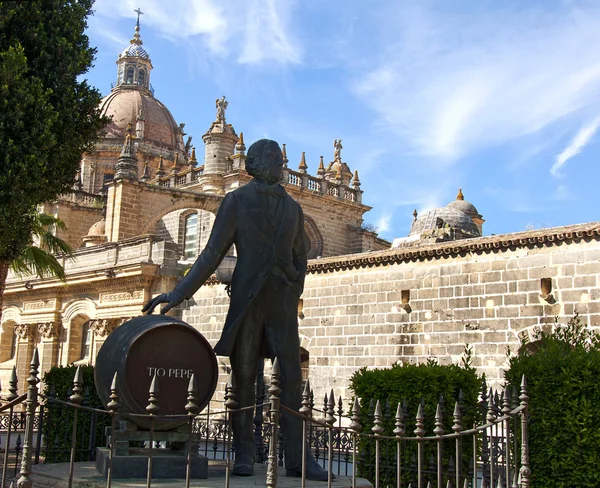 Kathedraal van san salvador stad van jerez de la frontera, Spanje, een — Stockfoto