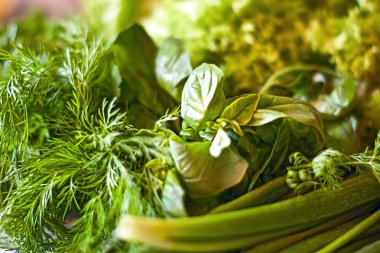 yeşillikleri salatası