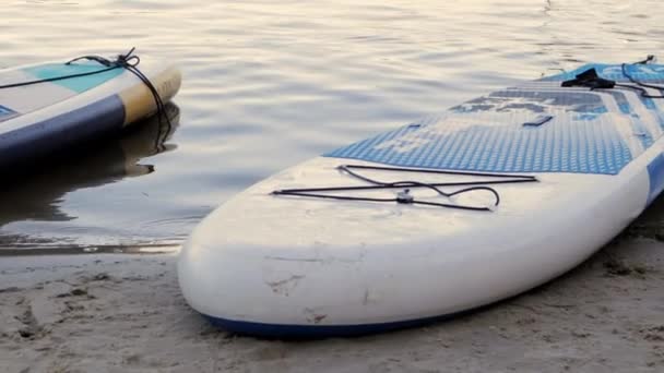 Deneyimli Bir Wakeboardcu Sıçrama Yapıyor Kablolu Yayın Parkındaki Gölde Uyanış — Stok video