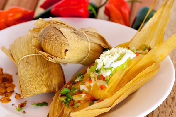 Tamale mexicano — Fotografia de Stock