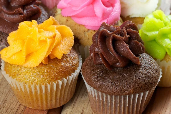 Orange and Chocolate Cupcake Stock Image