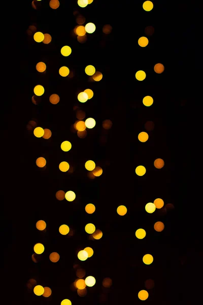 Sfondo Astratto Albero Natale Colorato Con Luci Bokeh Sfocato — Foto Stock