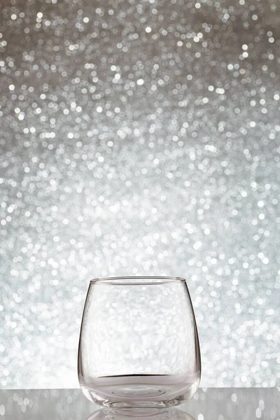 Glass Water Black Background — Stock Photo, Image