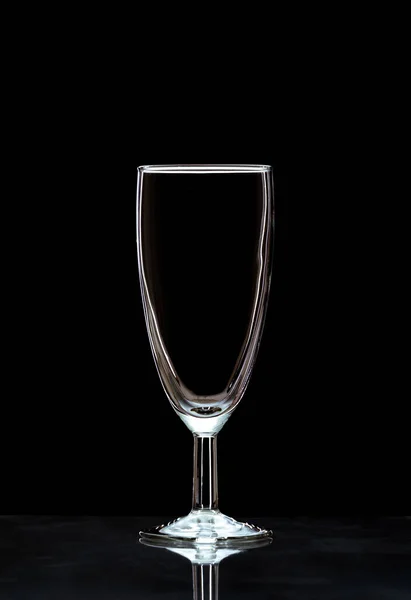 Empty Glass Close — Stock Photo, Image