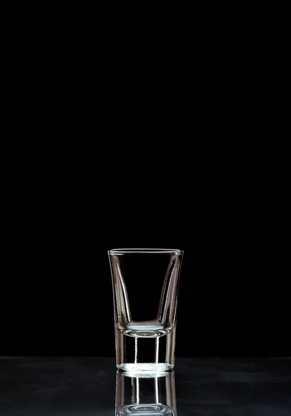 Empty Glass Close — Stock Photo, Image