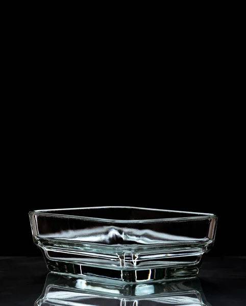 Bicchiere Vuoto Vicino — Foto Stock
