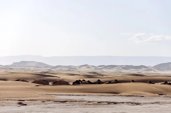 Marocco, valle di Draa. Tende — Foto Stock