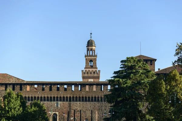 Castello sforzesco (Mediolan, Włochy) — Zdjęcie stockowe