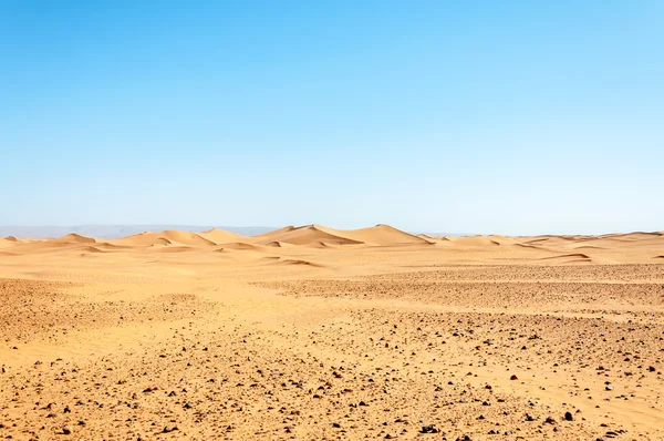 Písečné duny, údolí draa (Maroko) — Stock fotografie