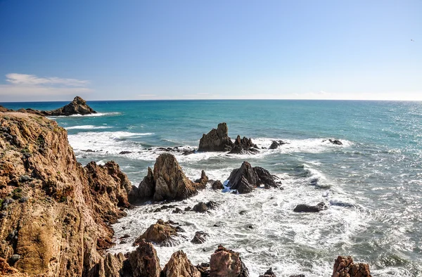 Cliffs at Cabo de Gata, Andalusia(Spain) — Stock Photo, Image