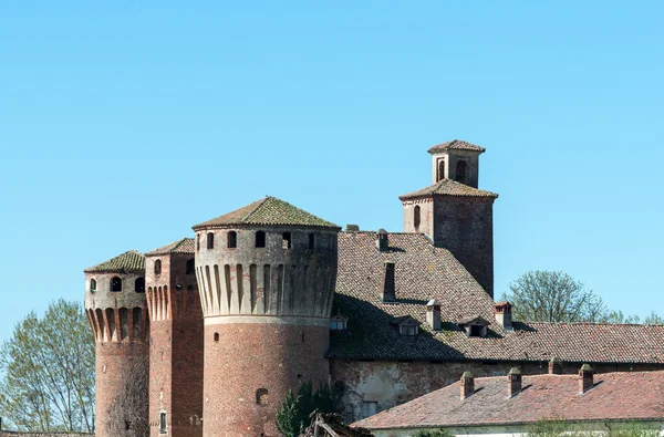 Castelo de Valeggio, Lomellina (Itália ) — Fotografia de Stock