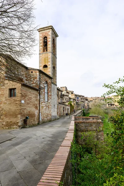 Iglesia de Santa Caterina, Colle val d 'Elsa (Italia) ) — Foto de Stock