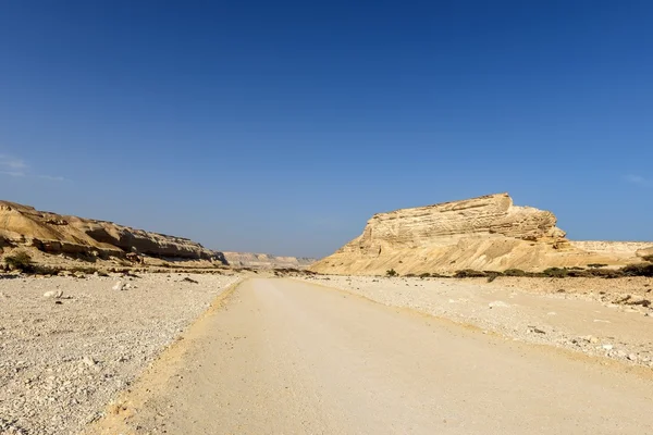 Wadi 灰 shuwaymiyah （阿曼的峡谷) — 图库照片