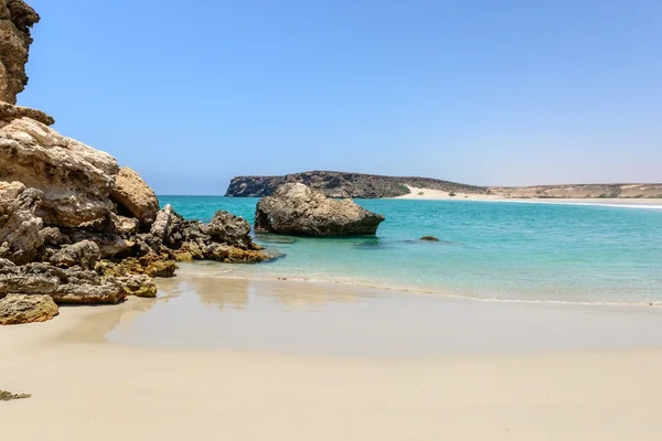 Plaża w wadi darbat, taqah (oman) — Zdjęcie stockowe